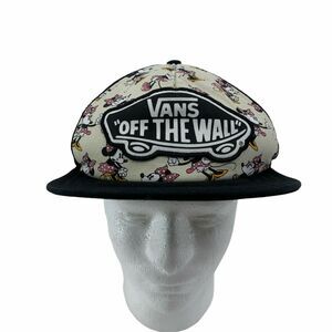 Vans Minnie Mouse Snapback Trucker Hat Women's Adjustable Mesh Breathable Disney